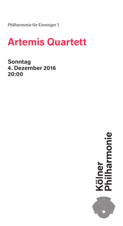 PDF - Kölner Philharmonie