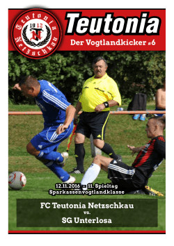 SG Unterlosa - FC Teutonia Netzschkau