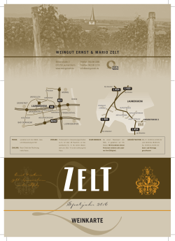 Spätjahr 2016 - Weingut Zelt