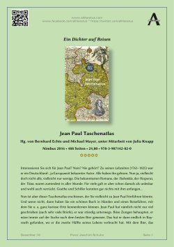Jean Paul Taschenatlas