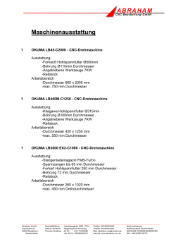 Maschinenliste als PDF herunterladen - Abraham GmbH