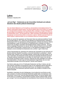 Medieninfo als PDF - Universität Greifswald