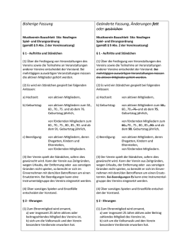 Ehrungsordnung - Musikverein Bauschlott eV