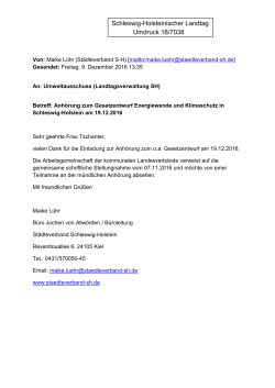 Schleswig-Holsteinischer Landtag Umdruck 18/7038