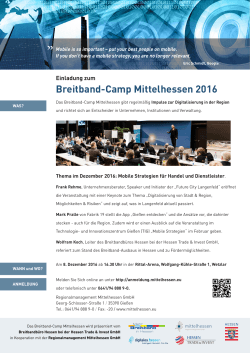 Breitband-Camp Mittelhessen 2016