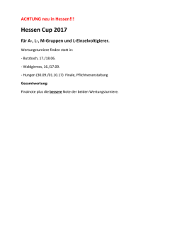Hessen Cup 2017