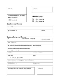 Hundesteuer