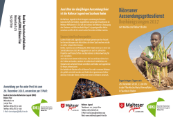 Di&ouml;zesaner Aussendungsgottesdienst 2017