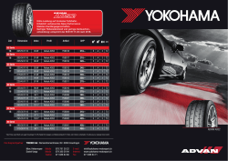 Yokohama Advan A052 - Yokohama Motorsports