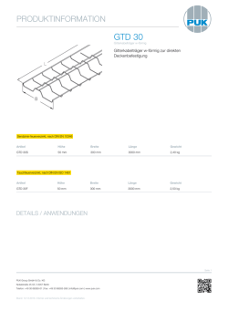 GTD 30 - PUK Group GmbH