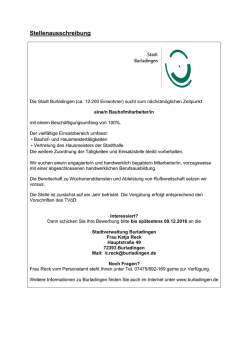 Eine/n Bauhofmitarbeiter/in