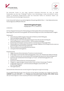 Gleichstellungsbeauftragten
