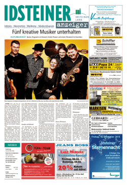 Idsteiner Anzeiger vom 08.12.2016
