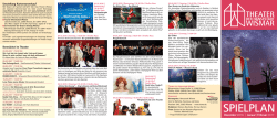 SPIELPLAN - Theater der Hansestadt Wismar