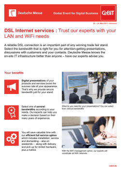 DSL Internet services : Trust our experts with your LAN and
