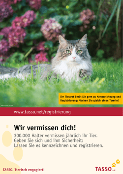 Wir vermissen dich!