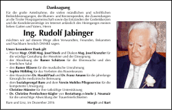 Ing. Rudolf Jabinger