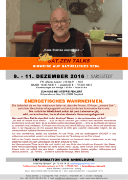 Informationen - Hans Steinke