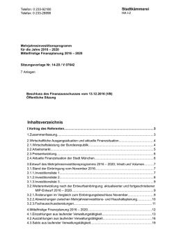 Inhaltsverzeichnis