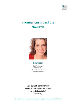 Informationen auf einen Blick