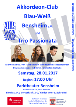 Akkordeon-Club Blau-Weiß Bensheime.V. Trio Passionata