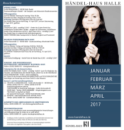 Januar bis April 2017