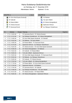 Heinz-Sodekamp-Ged&auml;chtnisturnier