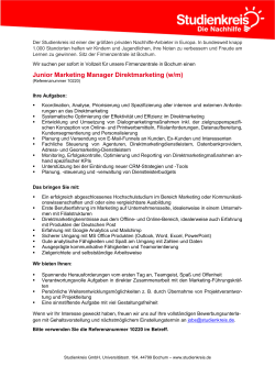 Stellenauschreibung_Junior Marketing Manager_12.16