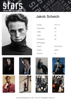 Jakob Scheich - Stars Model