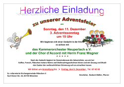 Gro&szlig;e Adventsfeier 11.12.16 - evangelisch