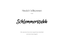 Herzlich Willkommen