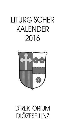 liturgischer kalender 2016