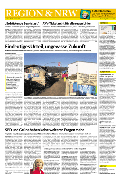 EindeutigesUrteil,ungewisseZukunft