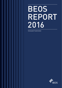 BEOS Reports 2016