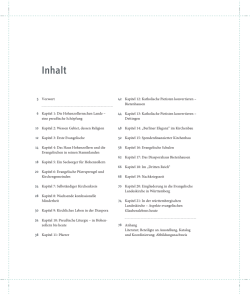 Inhalt - Landesarchiv Baden W&uuml;rttemberg