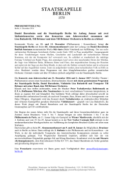 16-12-06 Daniel Barenboim und die Staatskapelle Berlin