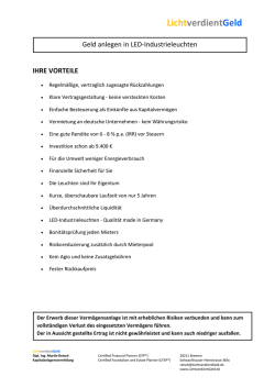 ihre vorteile - Lich verdient Geld