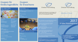 Jahresprogramm 2017 - Christian Presl