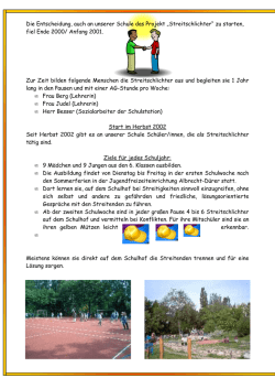 Info Streitschlichter-AG