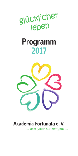 Programm 2017 - Akademia Fortunata