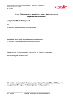 Gültig für: Workforce Management