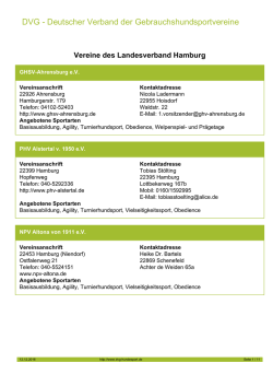 DVG - Deutscher Verband der Gebrauchshundsportvereine
