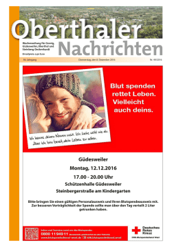Oberthaler Nachrichten Nr. 49
