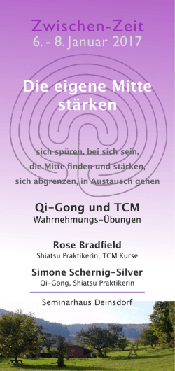 Flyer_Vorderseite - Shiatsu