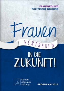 Frauenkolleg Politische Bildung Programm 2017