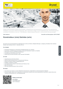 Konstrukteur (m/w) Getriebe Job in Heilbronn