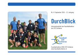 DurchBlick - STV Schlieren