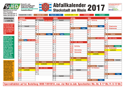 Abfallkalender 2017.cdr - Gemeinde Stockstadt am Rhein