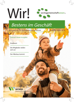 Einen Blick d&uuml;rfen Sie auch gerne online in das Heft werfen