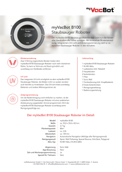 myVacBot B100 Staubsauger Roboter